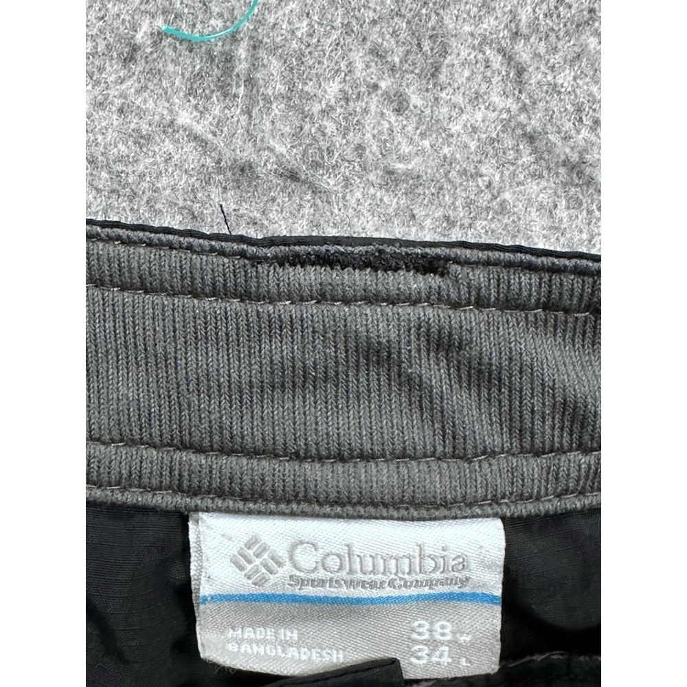 Columbia Pants Mens Large 38x34 Black Convertible Silver Ridge Utility Hiking - Picture 6 of 8